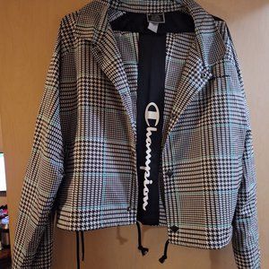 Champion Plaid Casual Sweat Suit